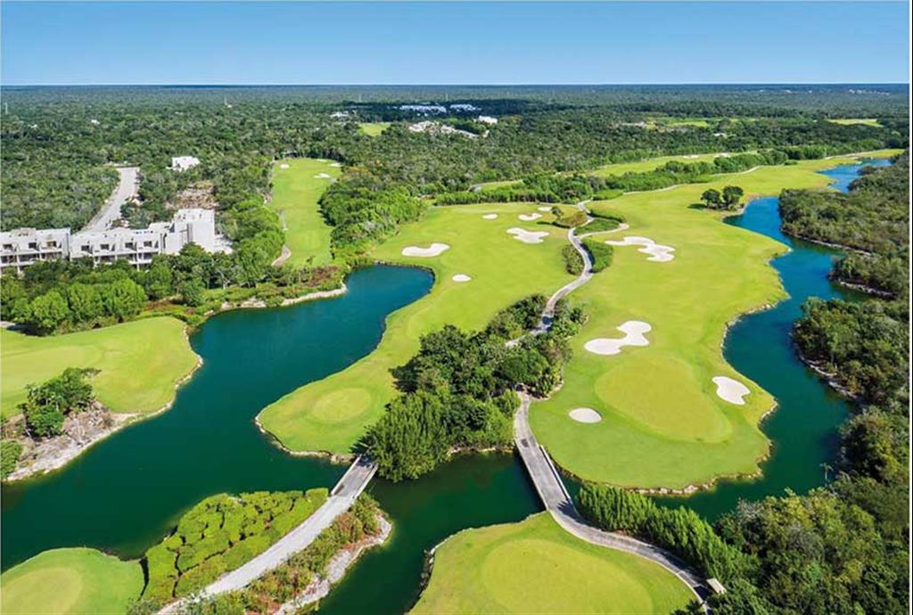 Golf field wide view marbella