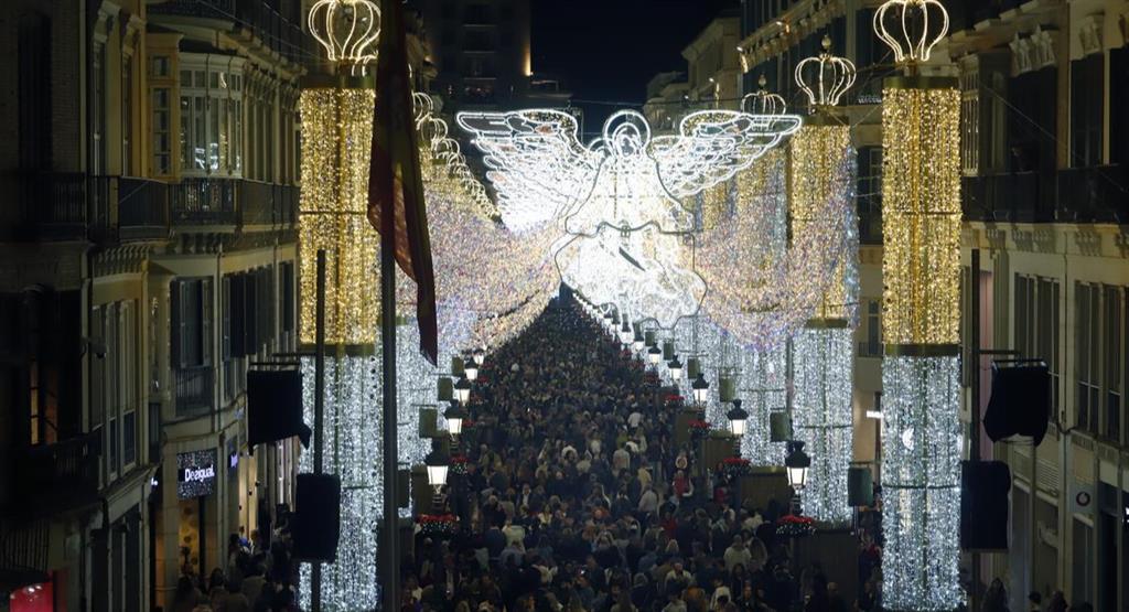 Christmas lights in Malaga 2023