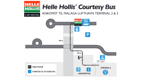 Courtesy bus map