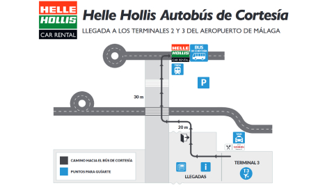 Mapa del autobús de cortesía