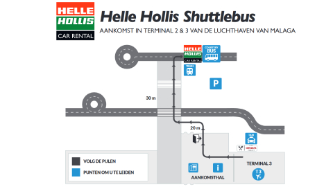 Kaart shuttlebus
