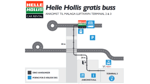 Courtesy bus map