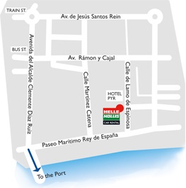 map of Fuengirola