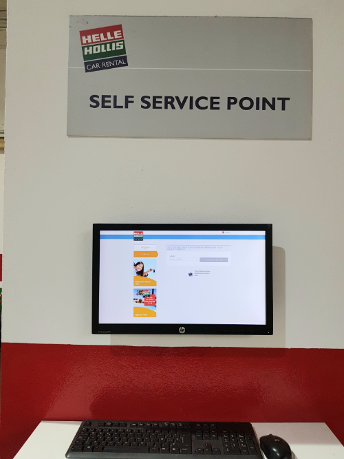 Self service point Helle Hollis