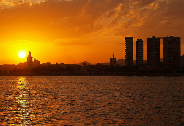 Atardecer Malaga
