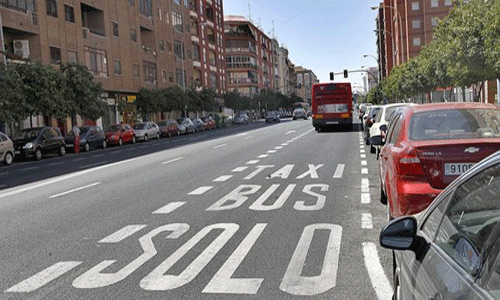 Bus vejbane i Granada