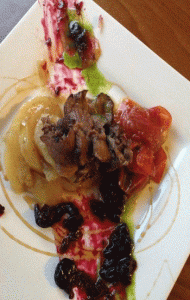 Duck Breast at Botanic Alpujaras