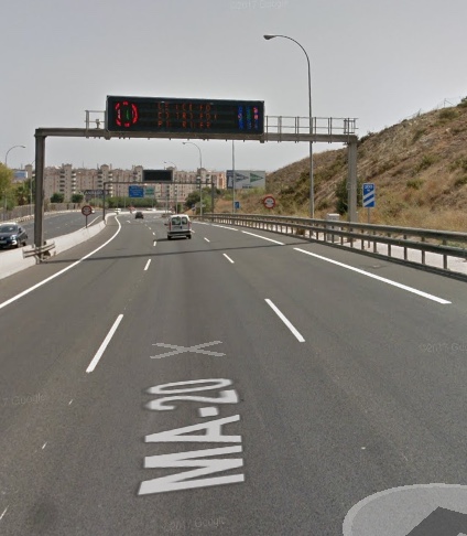 MA-20 Westbound to Malaga