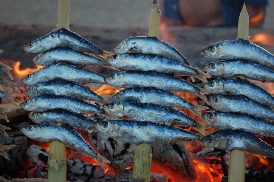 Malaga food on the beach