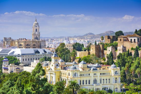 Malaga skyline