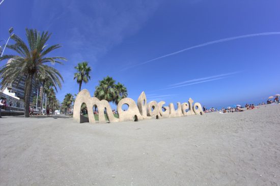 Malagueta beach in Malaga