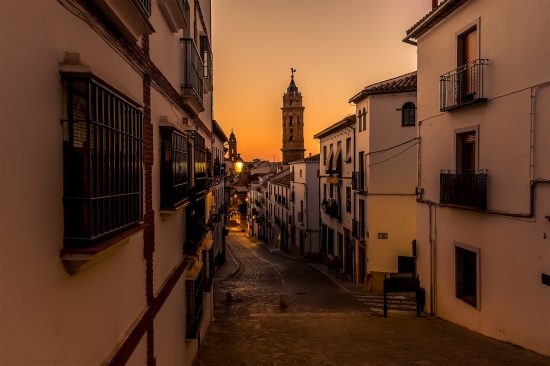 Antequera Spain sunset