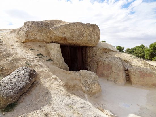 Dolmen site in Antequera