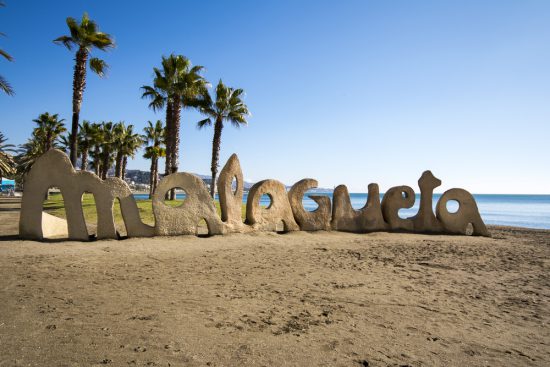 Malagueta Beach Sign