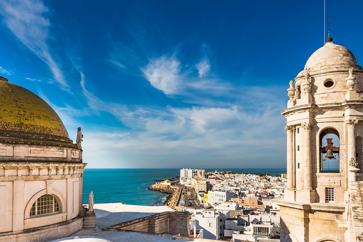 Cadiz view in Spain