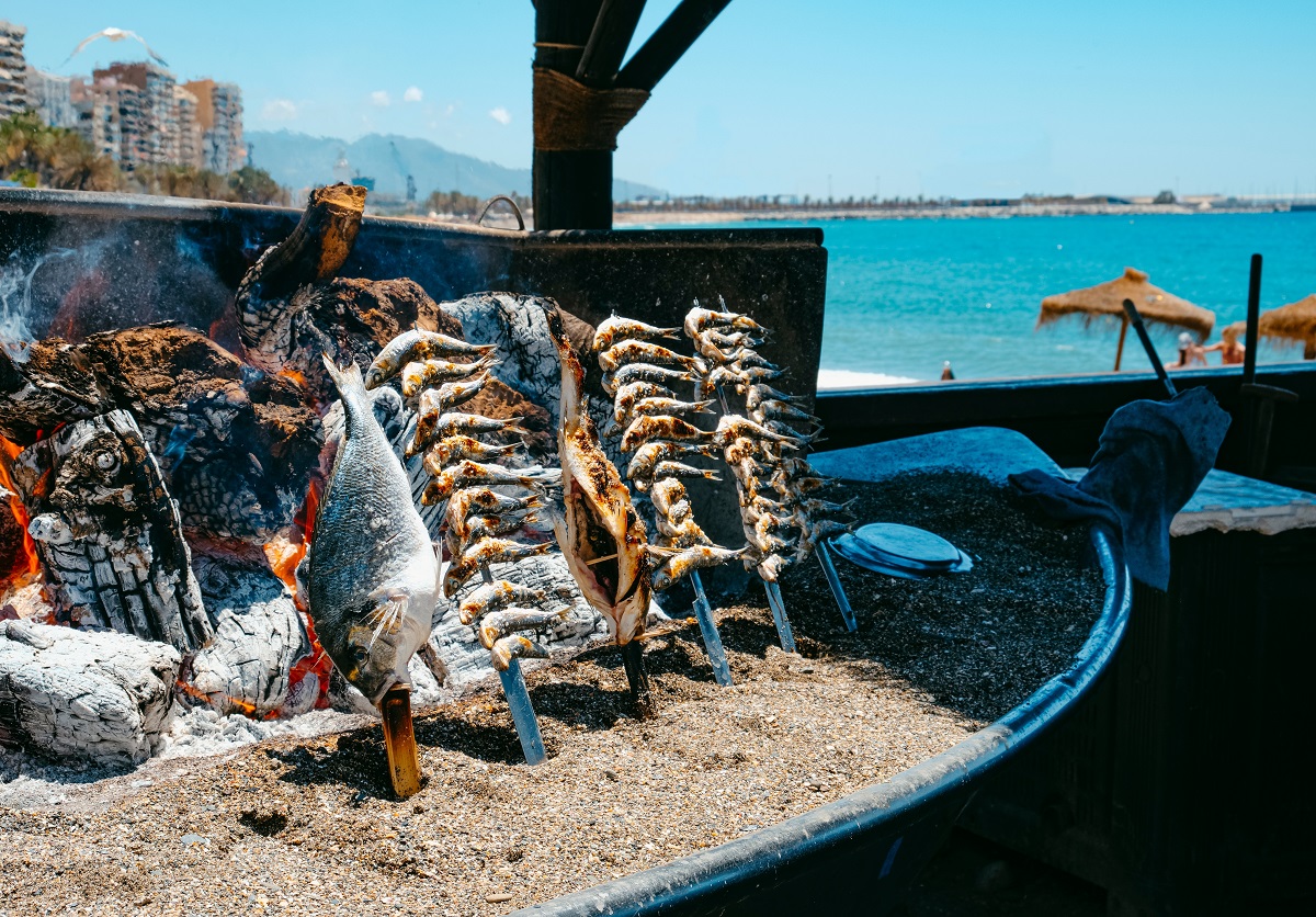 Espetos in Malaga