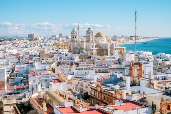 Cadiz view from Tavira tower