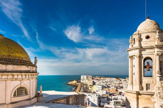 View of the bay in Cadiz