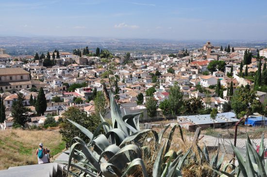 View from Sacramonte in Granada