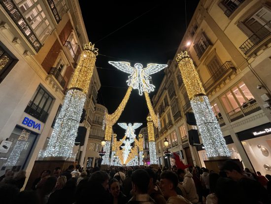 Christmas lights in Calle Larios