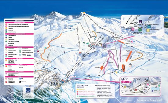 Activity map of Sierra Nevada ski station for 2024-2025.