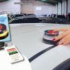 Baliza V16 colocada en el techo del vehículo